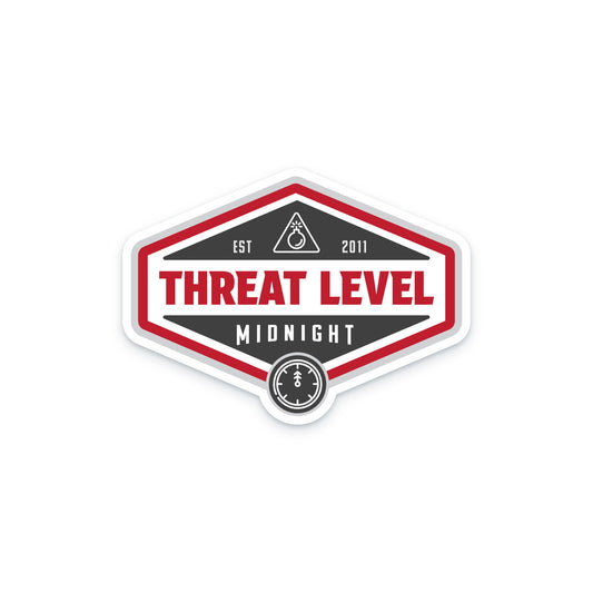 Die Cut Stickers - Threat Level