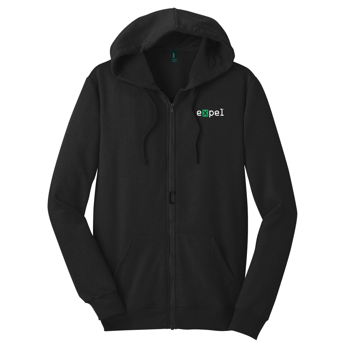 District Concert Fleece Full-Zip Hoodie - Black